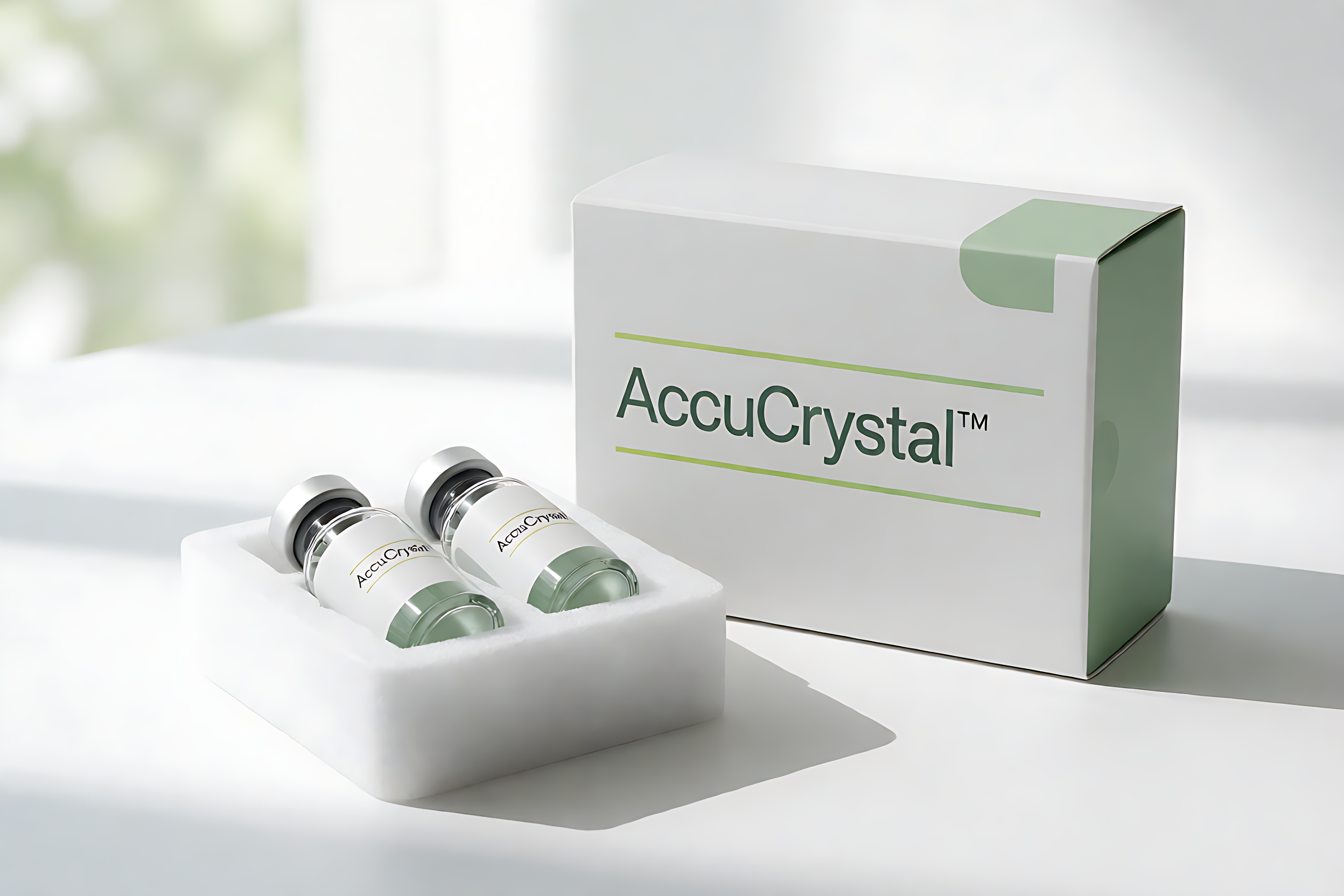 accucrystal line packaging