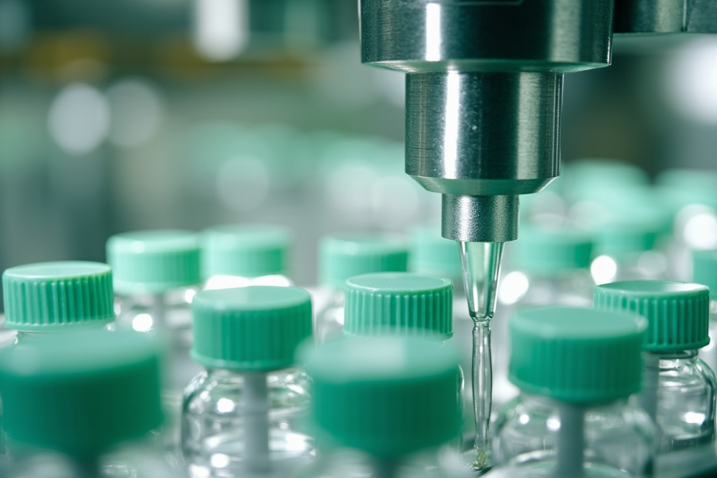 Automated sterile vial filling